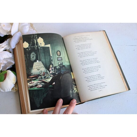 Vintage 1940s Book / "Favorite Poems of Henry Wadsworth Longfellow" - Picture 9 of 10